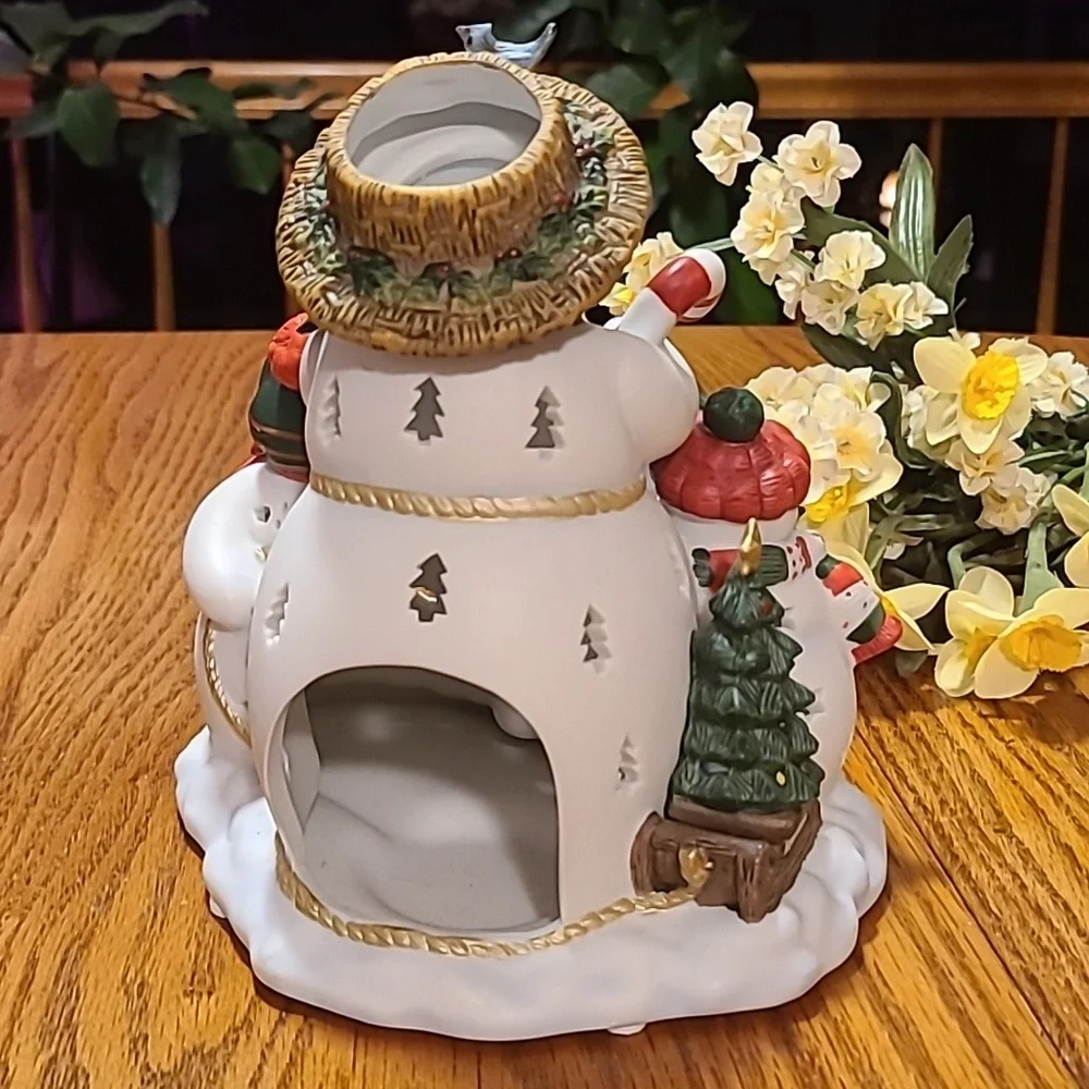 Partylite Snowman Candle Holder